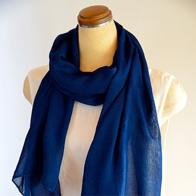 藍染めストール　KOIAI 