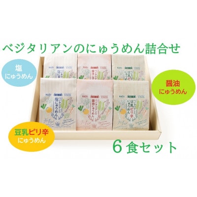 【ギフト包装】VT-6ベジタリアンのにゅうめん6食セット