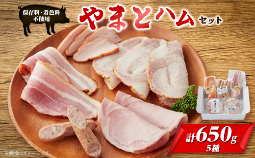 ゴールド・シー食品　やまとハムセット(5種)【配送不可地域：離島】