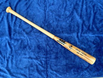 【焼き色】メープル材BFJ付試合用バット1本【85cm・860g・タイカップグリップ】｜野球 木製バット 硬式