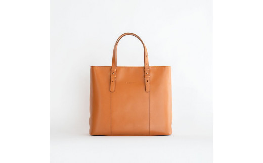 【キャメル】ボーダーオイルレザートート※着日指定不可