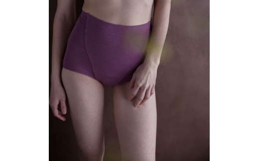 【Mサイズ×susu色】【デビューセット】ayame 吸水サニタリーショーツセット（ハイウエスト丈）【吸水パット2枚・持ち運びポーチ付き】 ※離島への配送不可◇