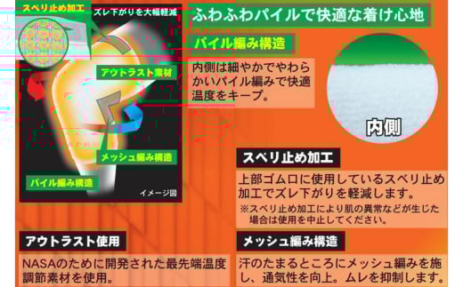 【LLサイズ】調温素材で快適な温度をキープ！つけ心地こだわったひざ保温サポーター※離島への配送不可