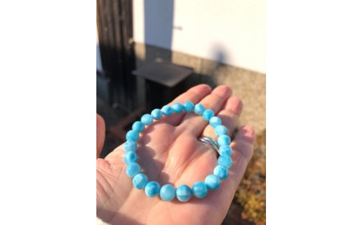 【限定１点】ラリマーのブレスレット 8mm≪アクセサリー ブレスレット パワーストーン ラリマー≫※着日指定不可