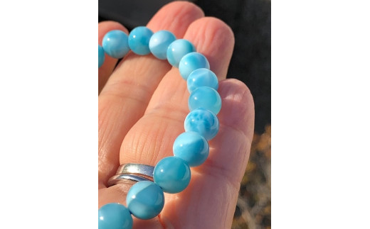 【限定１点】ラリマーのブレスレット 8mm≪アクセサリー ブレスレット パワーストーン ラリマー≫※着日指定不可