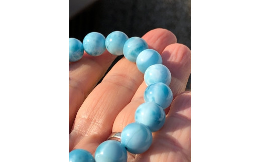 【限定１点】ラリマーのブレスレット 10mm≪アクセサリー ブレスレット パワーストーン ラリマー≫※着日指定不可