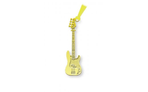 楽器デザイン2　金のしおり（５枚セット）≪ブックマーク　しおり　フォトエッチング加工　楽器　ギター　ベース　ドラム　フルート　チェロ≫※着日指定不可