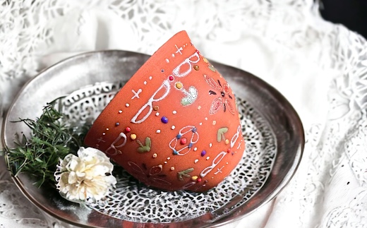 【ANA限定】朱泥製中国茶器 朱泥茶杯 ビーズ遊び princess ※離島への配送不可