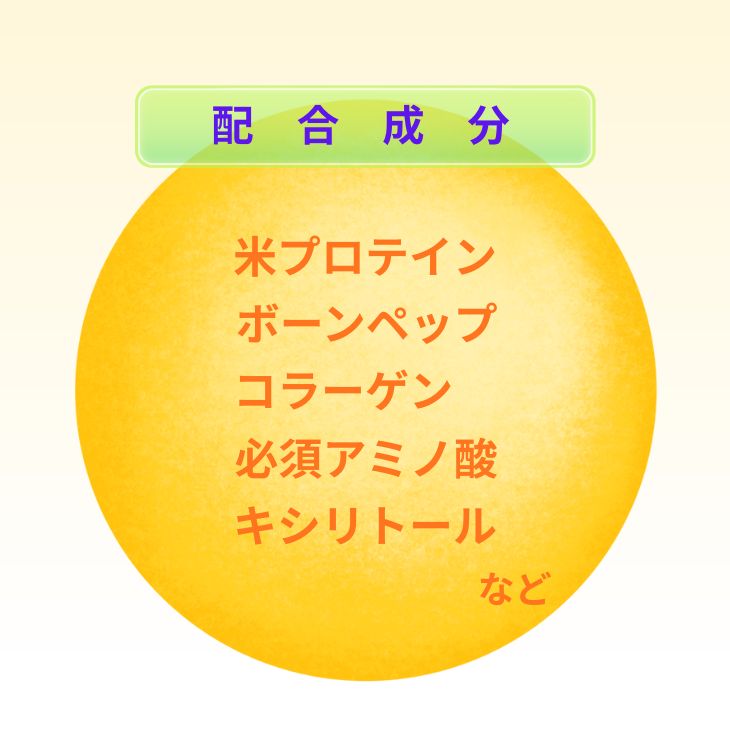 ノビテイン 120g 1本（約1ヶ月分） ｜こめプロテイン ボーンペップ コラーゲン 必須アミノ酸 キシリトール