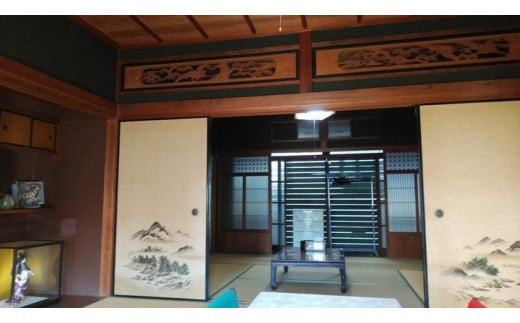 古民家の宿“かしの木庵”　（一棟貸し宿泊券）（６名様１泊）※着日指定不可