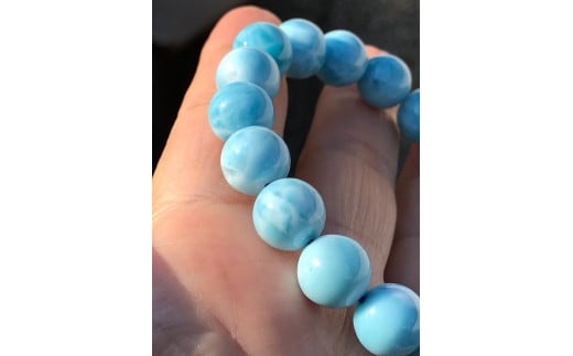 【限定１点】ラリマーのブレスレット 10mm≪アクセサリー ブレスレット パワーストーン ラリマー≫※着日指定不可