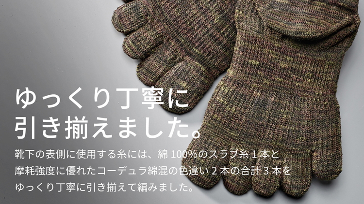 GUTS-MAN カモフラスニーカー五本指ソックス 1足｜ガッツマン 五本指靴下 靴下 くつ下 メンズ 紳士 自衛隊ソックス 日本製 国産 奈良県産 ※離島への配送不可