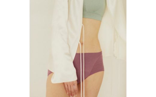 【デビューセット】ayame 吸水サニタリーショーツセット（スタンダード丈）【吸水パット2枚付き】｜ 分離型吸水ショーツ　オーガニックコットン　消臭機能　日本製　※離島への配送不可