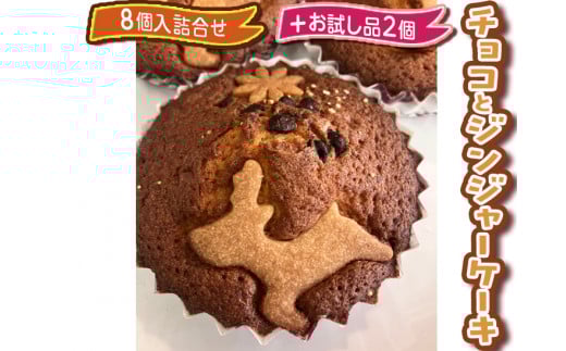 チョコとジンジャーケーキ8個入詰合せ＋お試し品2個 ※着日指定不可