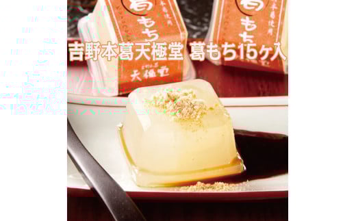吉野本葛天極堂 葛もち15ヶ入