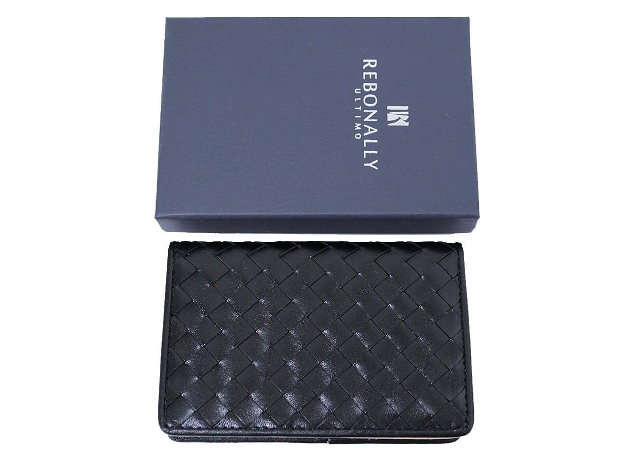 こだわりの逸品「バッファロー・イントレチャート名刺入れ」ブラック [2047]