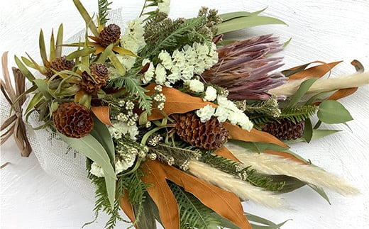 ドライフラワースワッグＤ [2139]