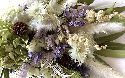 ドライフラワースワッグE [2140]