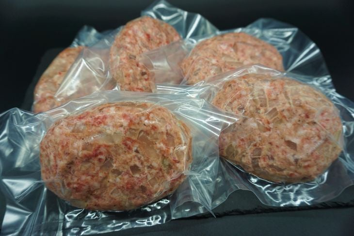 [牛壱] 黒毛和牛ハンバーグ10個（約1500g) [2257]