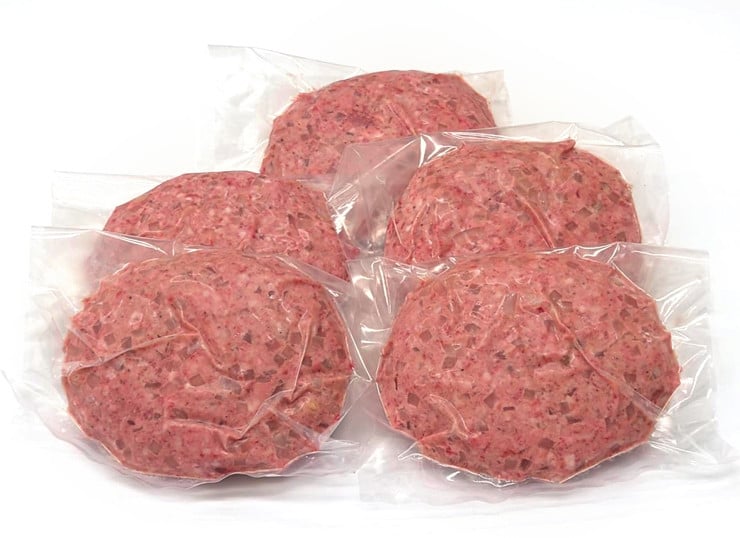 [牛壱] 国産牛100%ジャンボハンバーグ 5個 300g×5個 [2333]