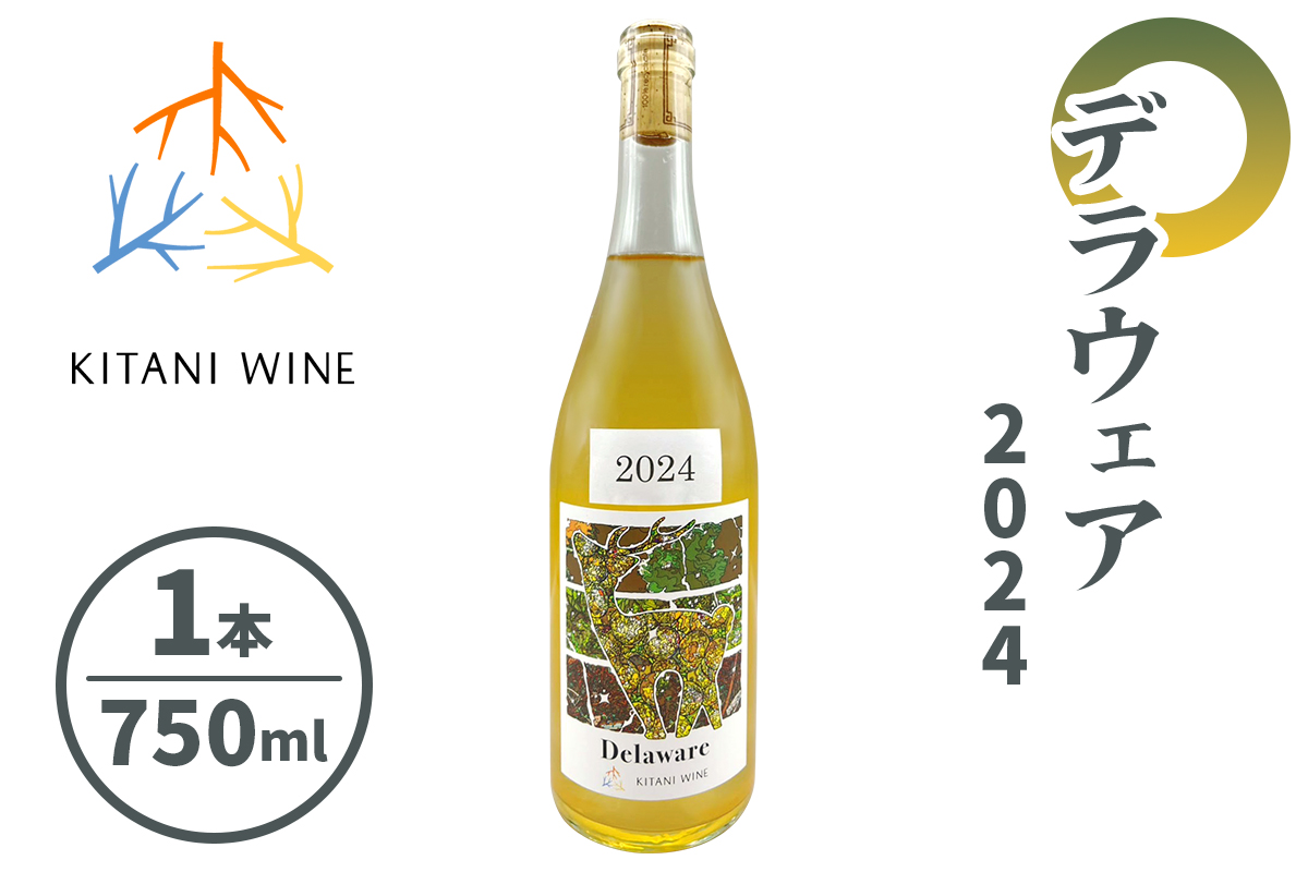 木谷ワイン デラウェア2024｜日本ワイン 国産ワイン 白ワイン フルーティー フレッシュ ぶどうワイン 奈良 ワイン [3258]