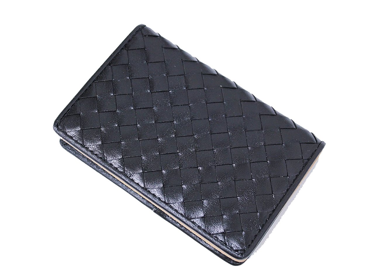 こだわりの逸品「バッファロー・イントレチャート名刺入れ」ブラック [2047]