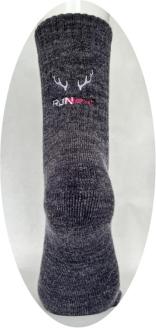 スポーツ用 厚手 パイル地 ソックス （足袋） チャコール 25～27cm 1足 ／ ランネクスト スポーツ用品 靴下 サポート ランニング 保温性 レジャー ウォーキング 奈良県 葛城市【next027】