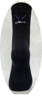 スポーツ用 厚手 パイル地 ソックス ブラック 25～27cm 1足 ／ ランネクスト スポーツ用品 靴下 サポート ランニング 保温性 レジャー ウォーキング 奈良県 葛城市【next028】