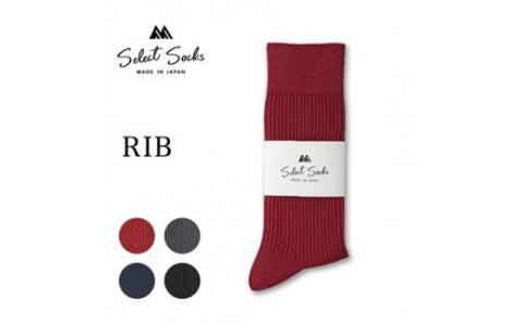 セレクトソックス　リブ　4色組／紳士　ソックス　靴下　くつ下　メンズ　男性　ビジネス　カジュアル　消臭　ギフト　おしゃれ【mika003】