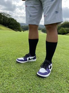 RunNext ゴルフ ブラック 25～27cm 1足 ／ ランネクスト ソックス 靴下 スポーツ用品 着圧機能 サポート ランニング フィットネス トレーニング 奈良県 葛城市【next029】