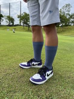 RunNext ゴルフ ブルー 25～27cm 1足 ／ ランネクスト ソックス 靴下 スポーツ用品 着圧機能 サポート ランニング フィットネス トレーニング 奈良県 葛城市【next030】