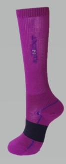 コンプレッション　ハイソックス　23-25cm　パープル／RunNext　スポーツ用　靴下　トレーニング　ランニング　デスクワーク　ドライブ　奈良県　葛城市【next014】