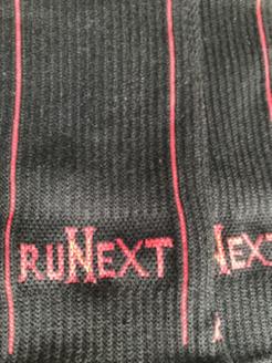 ゲーター　Mサイズ　レッド／RunNext　スポーツ用　サポーター　ウォーキング　ジョギング　奈良県　葛城市【next011】