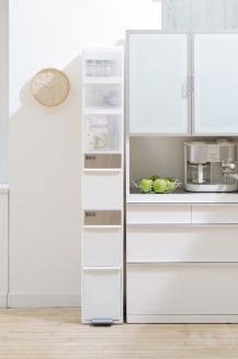 分別スイングストッカーワイド MSＰ－１２ＢＳ１２０ ホワイト ／ ライクイット ダストストッカー ゴミ箱 多分別 収納 スイングパネル フットパネル 引っ越し祝い 奈良県 葛城市【like075】