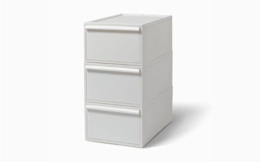 クローゼットシステム 引出しタイプM　3個組　CS-D2 3P (5色からお好きなカラーが選べる) ／ オールホワイト  収納 ライクイット like-it 奈良県 葛城市【like100-1】