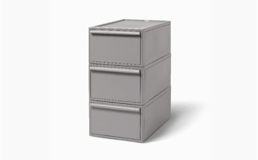 クローゼットシステム 引出しタイプM　3個組　CS-D2 3P (5色からお好きなカラーが選べる) ／ オールグレー 収納 ライクイット like-it 奈良県 葛城市【like100-2】