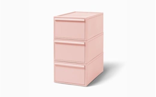 クローゼットシステム 引出しタイプM　3個組　CS-D2 3P (5色からお好きなカラーが選べる) ／ ピンク 収納 ライクイット like-it 奈良県 葛城市【like100-4】