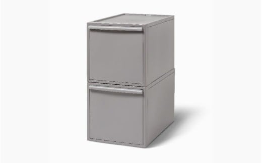 クローゼットシステム 引出しタイプL　2個組　CS-D3 2P (5色からお好きなカラーが選べる) ／ オールグレー  収納 ライクイット like-it 奈良県 葛城市【like101-2】