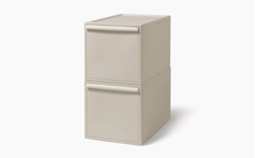 クローゼットシステム 引出しタイプL　2個組　CS-D3 2P (5色からお好きなカラーが選べる) ／ ベージュ  収納 ライクイット like-it 奈良県 葛城市【like101-3】