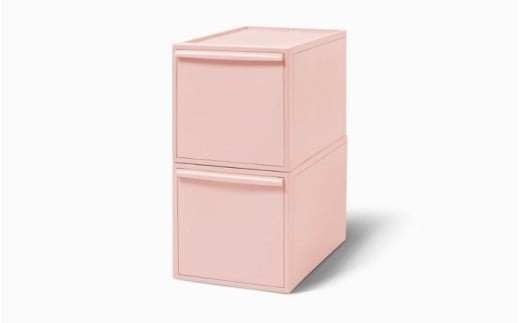 クローゼットシステム 引出しタイプL　2個組　CS-D3 2P (5色からお好きなカラーが選べる) ／ ピンク  収納 ライクイット like-it 奈良県 葛城市【like101-4】