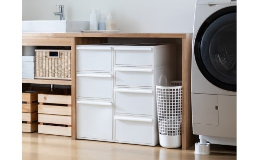 クローゼットシステム 引出しタイプL　CS-D3 (7色からお好きなカラーが選べる)  ／ オールグレー  収納 ライクイット like-it 奈良県 葛城市【like098-5】