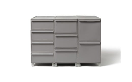 クローゼットシステム 引出しタイプM　3個組　CS-D2 3P (5色からお好きなカラーが選べる) ／ オールホワイト  収納 ライクイット like-it 奈良県 葛城市【like100-1】