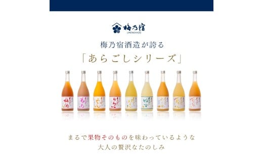梅乃宿 あらごしシリーズ 飲み比べ 【４ヵ月定期便】毎月720ml×２本 ／ 定期便 梅乃宿酒造 お酒 リキュール ギフト 贈り物 プレゼント 人気 メーカー直送 みっく酒 ゆず みかん 梅酒 もも 果実 奈良県 葛城市【umyd-tkb002】