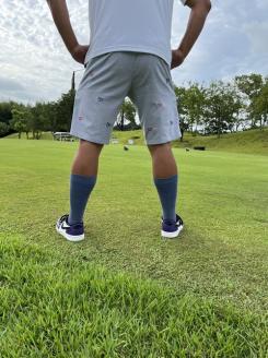 RunNext ゴルフ ブルー 25～27cm 1足 ／ ランネクスト ソックス 靴下 スポーツ用品 着圧機能 サポート ランニング フィットネス トレーニング 奈良県 葛城市【next030】