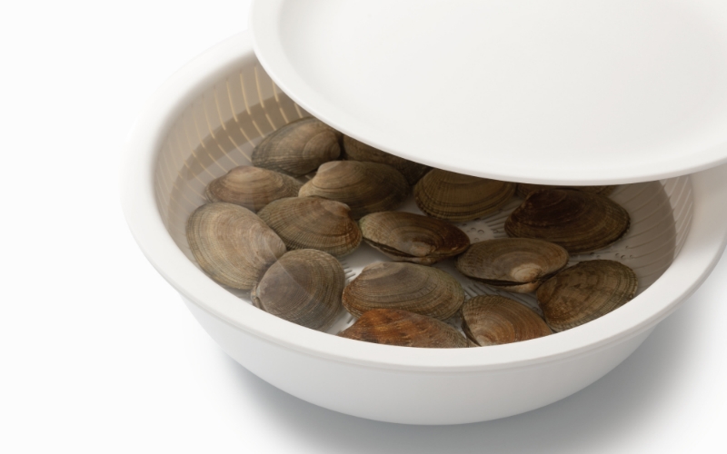 米とぎにも使える ザル ボウル 6点セット LBK-10 ホワイト ／ キッチン用品 調理器具 耐熱 重ねて収納 コンパクト ライクイット like-it 奈良県 葛城市【like021-3】