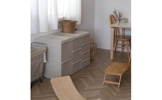 クローゼットシステム 引出しタイプL　2個組　CS-D3 2P (5色からお好きなカラーが選べる) ／ オールブラック  収納 ライクイット like-it 奈良県 葛城市【like101-5】