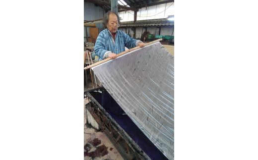 墨流し染 シルク ネクタイ 粘性体モダンカラー ／ 染美堂 絹 サテン織 奈良県 葛城市【snbd004】