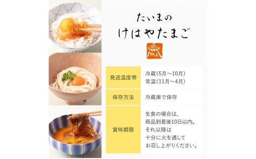 たいまのけはやたまご　20個入　6ヶ月定期便　／　定期便　たまご　生卵　奈良県　葛城市【tegg-tkb002】