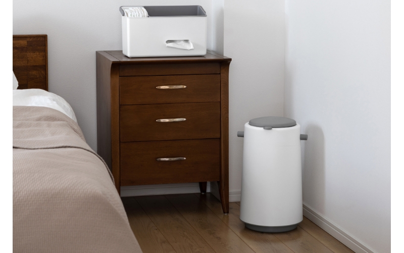 ダイパーポット　密閉　おむつペール　LBD-15／ライクイット　オシャレ　ゴミ箱　奈良県　葛城市【like001】