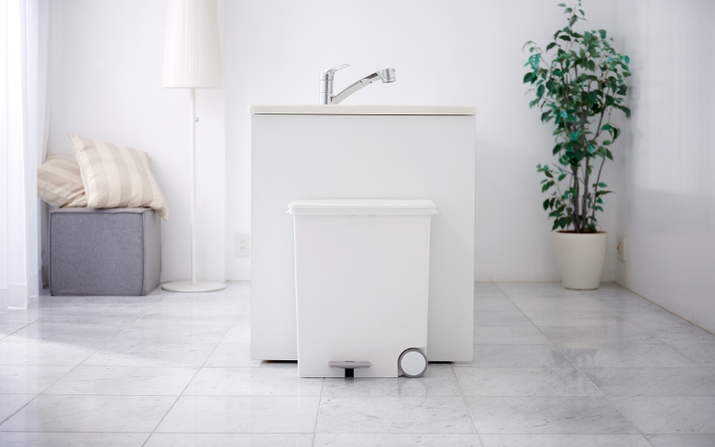 オルア33ワイド　横型　分別ペダル　ペール　LBD-12／ライクイット　like-it　 オシャレ　ゴミ箱　日本製【like003】